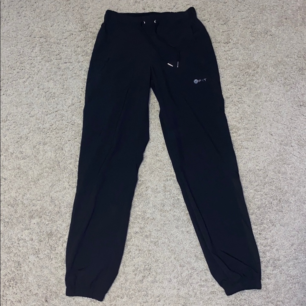 White Cross Fit Scrub Pants